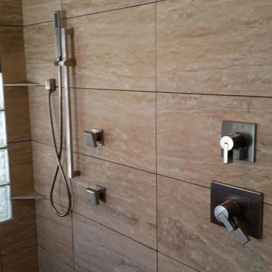 Shower fixture installation for Water Heater Replacement in Noblesville